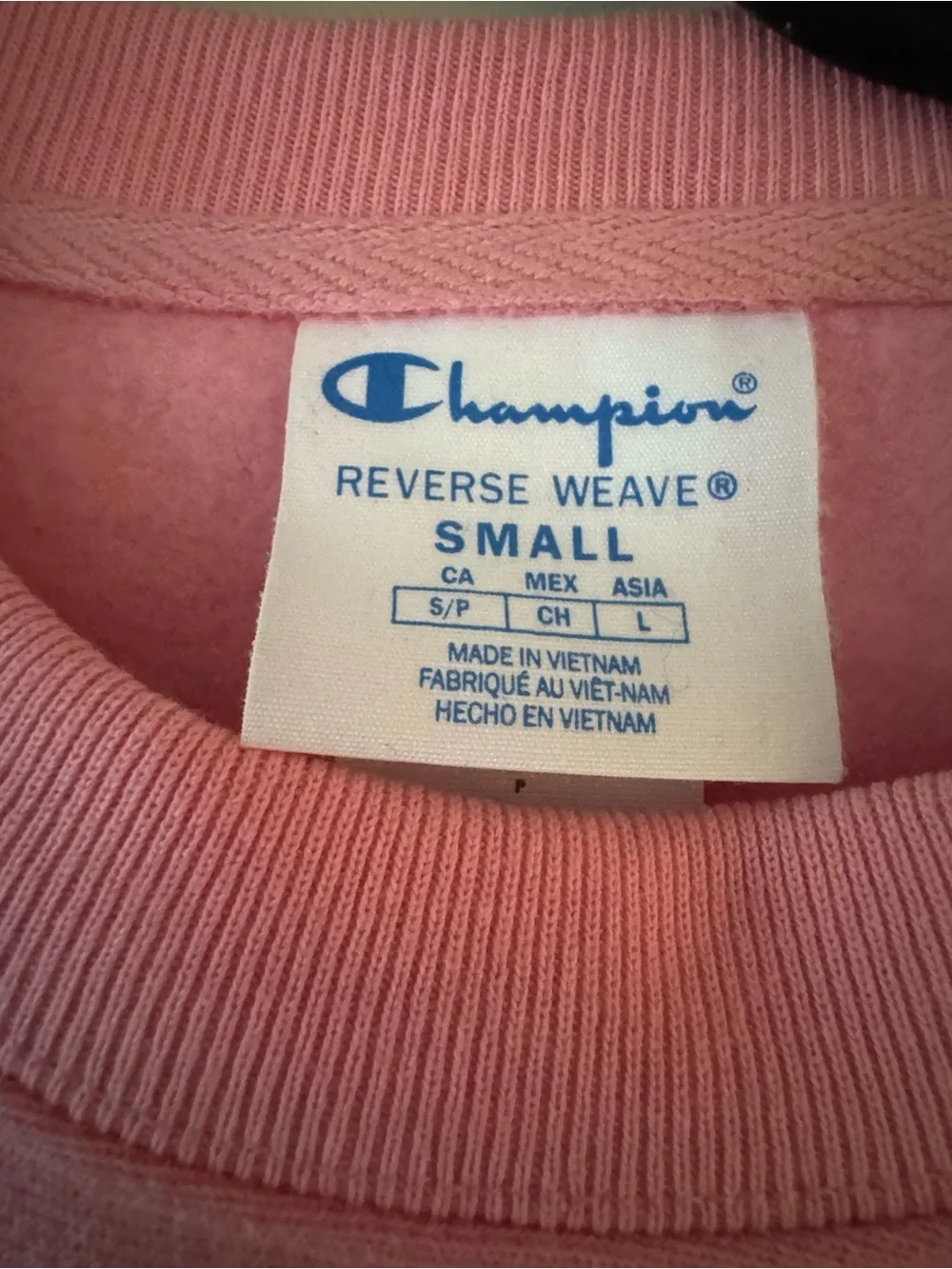 KNC Champion Collection Pink Crewneck Sweatshirt - Women's Size Small